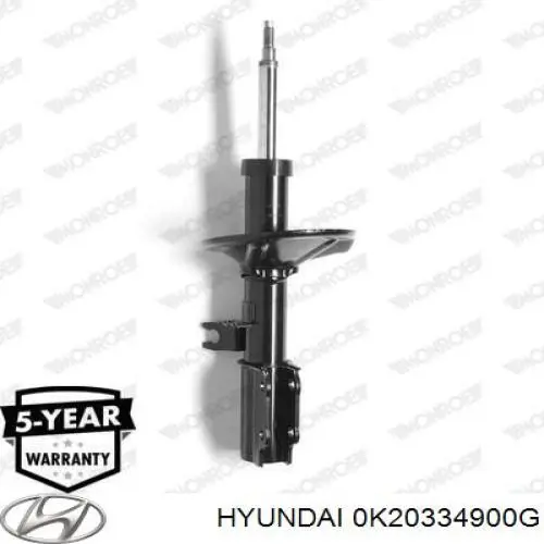 Амортизатор передньої підвіски, лівий Hyundai/Kia 0K20334900G ціна, від  
