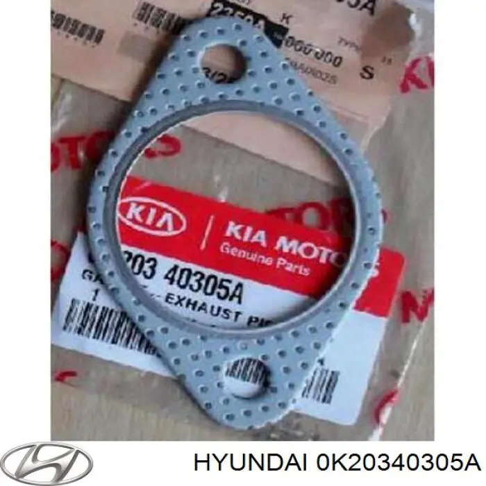 0K20340305A Hyundai/Kia прокладка прийомної труби глушника