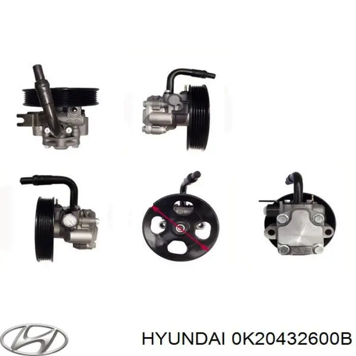 0K20432600B Hyundai/Kia Насос гідропідсилювача