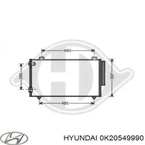 Супорт гальмівний задній лівий Hyundai/Kia 0K20549990 ціна, від 14.28 USD