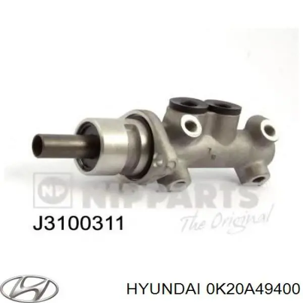 Циліндр головний гальма (Гідротормоз) Hyundai/Kia 0K20A49400 ціна, від 361.08 USD