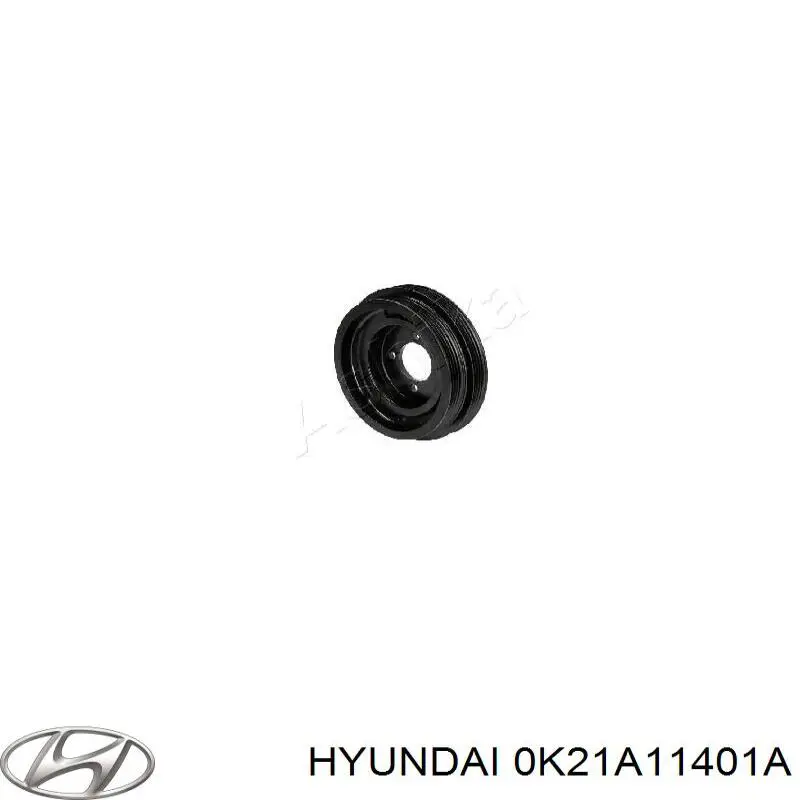 0K21A11401A Hyundai/Kia шків колінвала