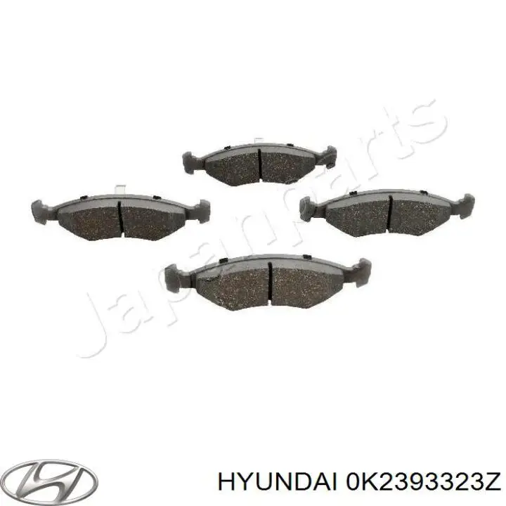 Передні тормозні колодки 0K2393323Z Hyundai/Kia