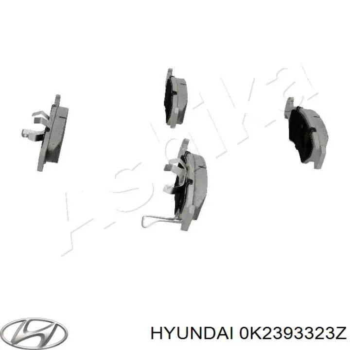 Тормозні колодки Hyundai/Kia 0K2393323Z