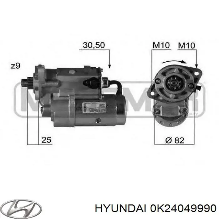 Купити 0K24049990 Hyundai/Kia Супорт гальмівний передній лівий