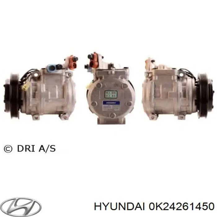 0K24261450 Hyundai/Kia Компресор холодоагенту