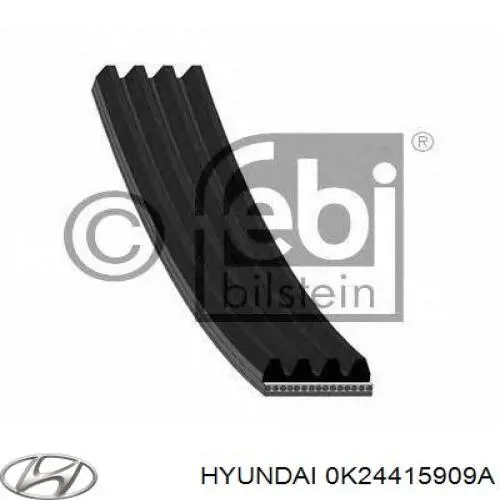 Клиновий ремінь Hyundai/Kia 0K24415909A ціна, від 6.08 USD