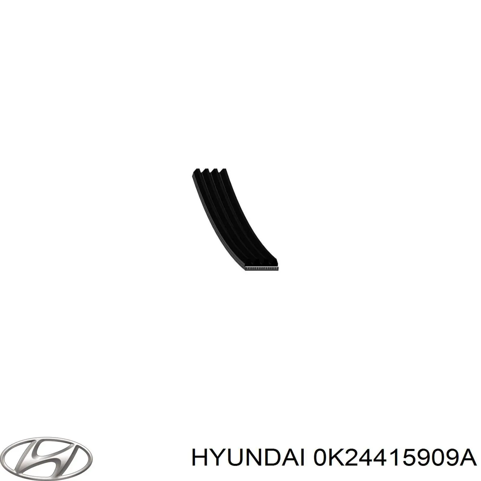 Ремінь кондиціонера Hyundai/Kia 0K24415909A