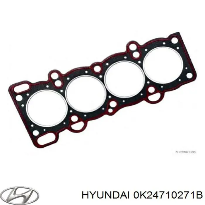 0K24710271B Hyundai/Kia прокладка головки блока циліндрів (гбц)
