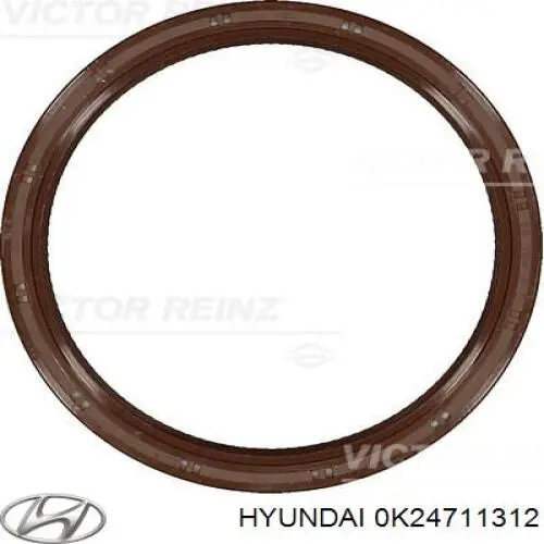 Купити 0K24711312 Hyundai/Kia Сальник колінвала задній