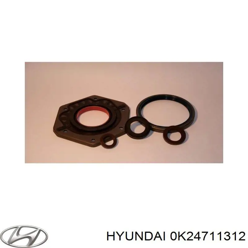 Сальник колінвала двигуна, задній Hyundai/Kia 0K24711312 ціна, від 5.54 USD