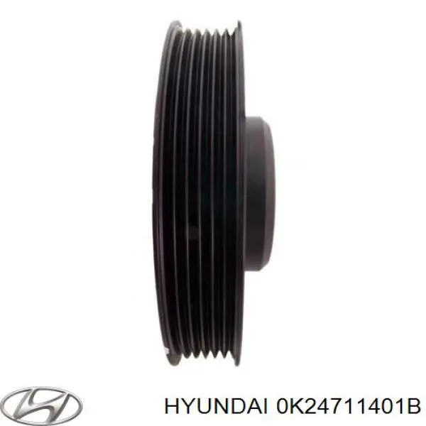 Купити 0K24711401B Hyundai/Kia Шків колінчастого вала