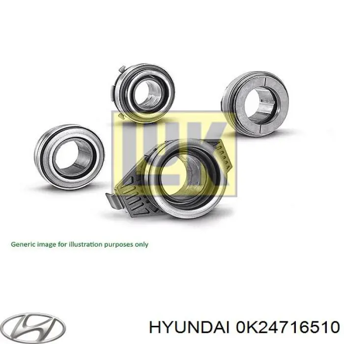 Вижимний підшипник Hyundai/Kia 0K24716510 ціна, від 14.54 USD