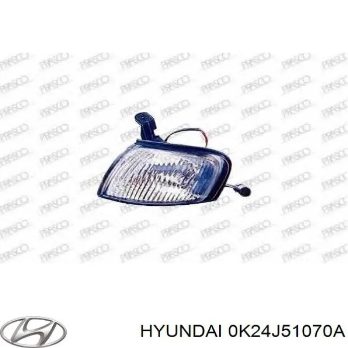 0K24J51070 Hyundai/Kia покажчик повороту лівий