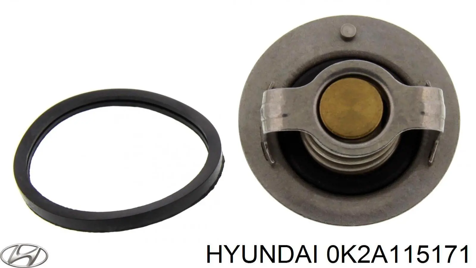Купити 0K2A115171 Hyundai/Kia Термостат в корпусі