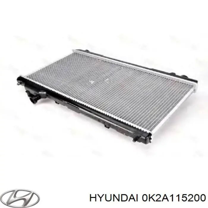 Радіатор охолодження Hyundai/Kia 0K2A115200