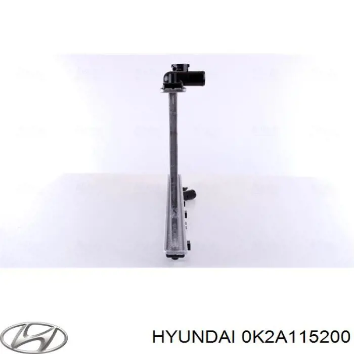 Радіатор 0K2A115200 Hyundai/Kia
