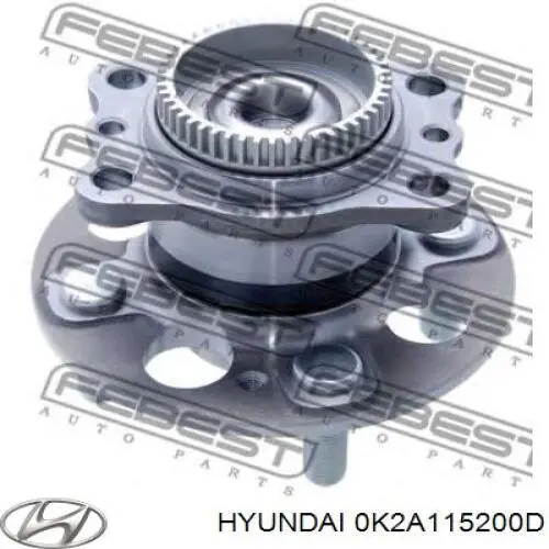 Купити 0K2A115200D Hyundai/Kia Радіатор двигуна