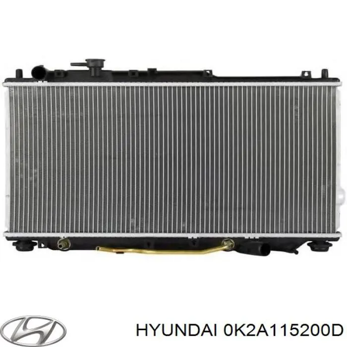 0K2A115200D Hyundai/Kia Радіатор охолодження двигуна