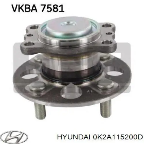 Радіатор охолодження Hyundai/Kia 0K2A115200D