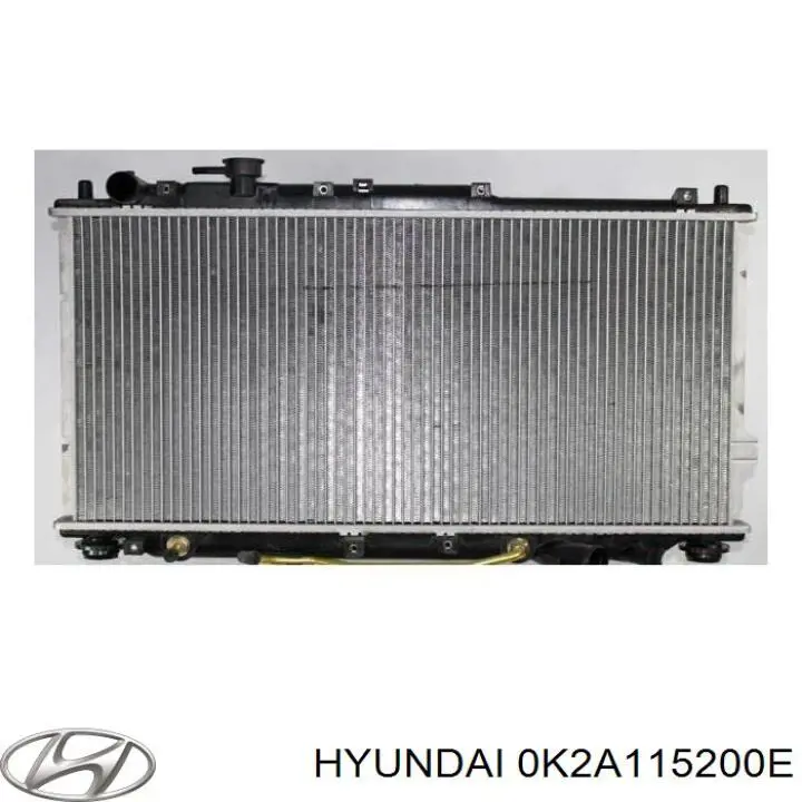 Купити 0K2A115200E Hyundai/Kia Радіатор двигуна