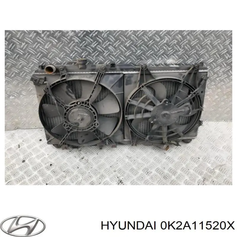 Радіатор 0K2A11520X Hyundai/Kia