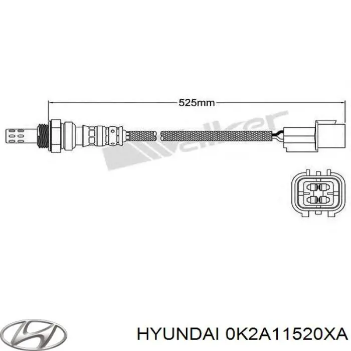 0K2A11520XA Hyundai/Kia Радіатор охолодження двигуна