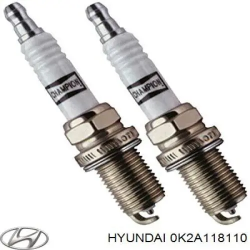 Свічки запалювання 0K2A118110 Hyundai/Kia