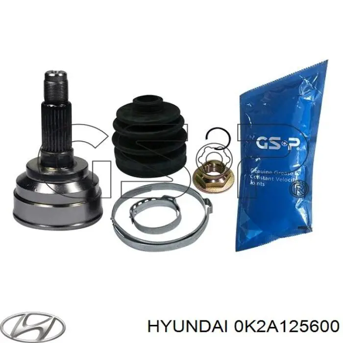 Купити 0K2A125600 Hyundai/Kia Ліва піввісь
