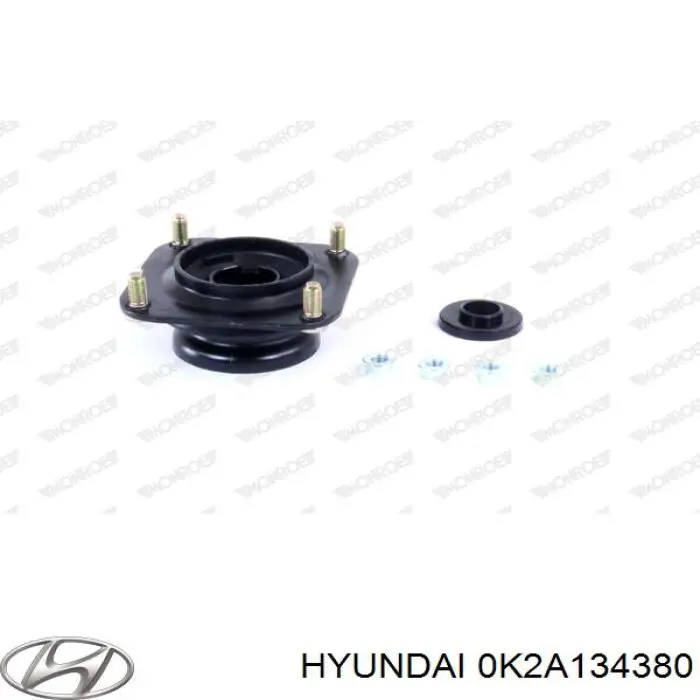 Опора стійки амортизатора переднього Hyundai/Kia 0K2A134380 ціна, від 18.56 USD