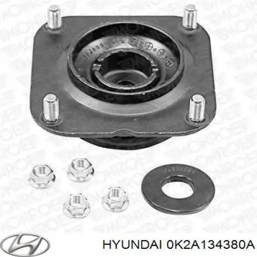 Опора стійки амортизатора переднього Hyundai/Kia 0K2A134380A ціна, від 12.92 USD