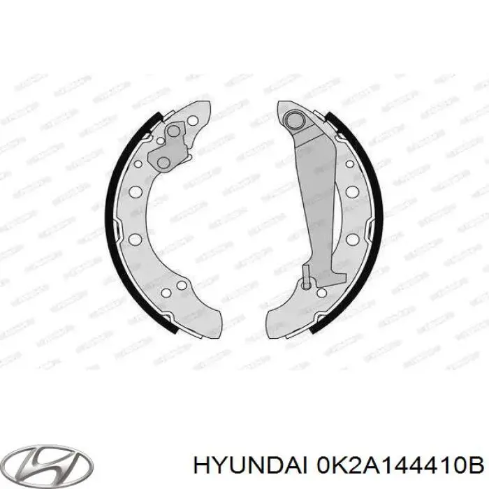 0K2A144410B Hyundai/Kia трос ручного гальма задній, правий