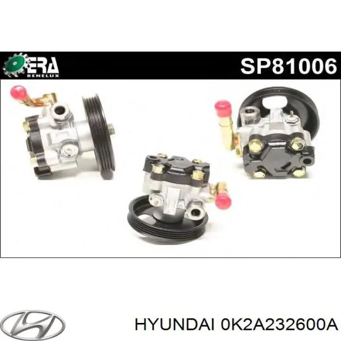 0K2A232600A Hyundai/Kia Насос гідропідсилювача