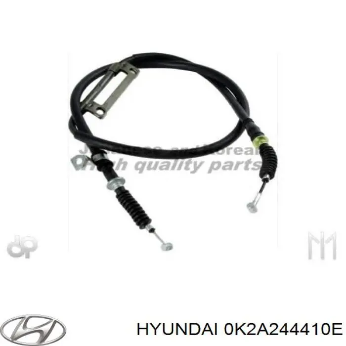 Купити 0K2A244410E Hyundai/Kia Трос ручного гальма задній, правий