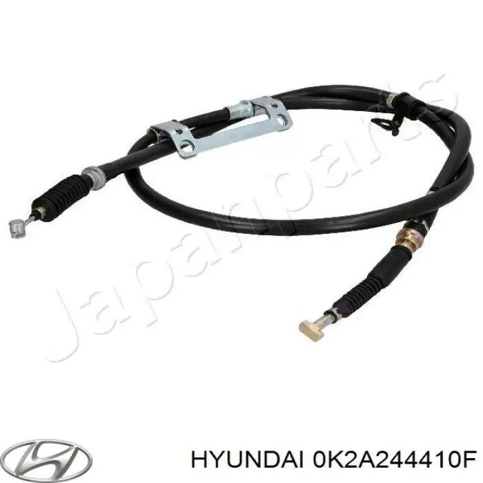 0K2A244410F Hyundai/Kia трос ручного гальма задній, правий