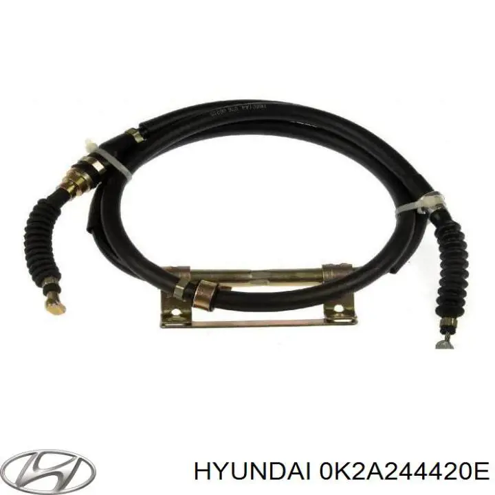 Трос стоянкового гальма задній лівий Hyundai/Kia 0K2A244420E ціна, від 17.84 USD