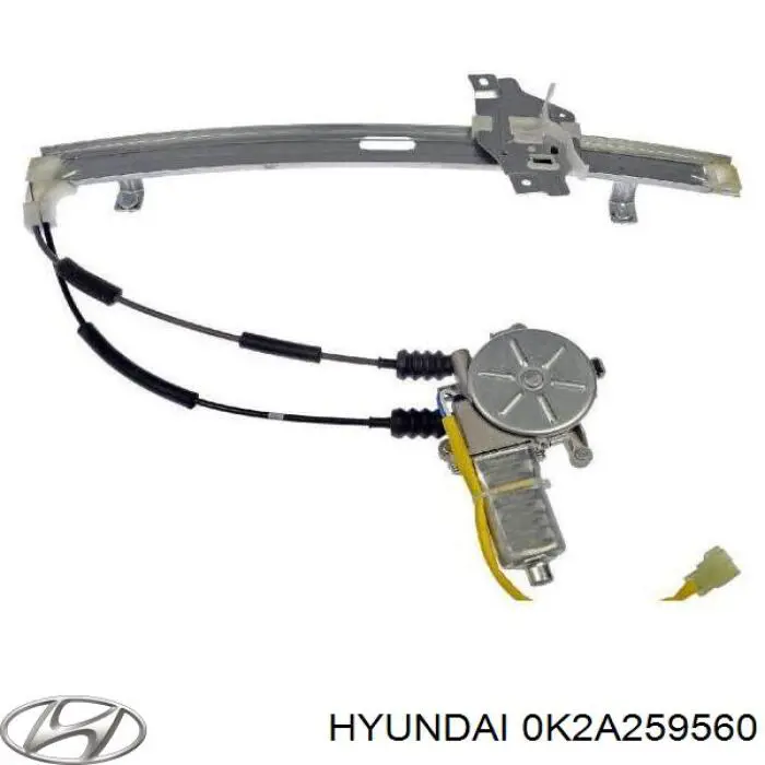 0K2A259560 Hyundai/Kia Підйомник механічний вітрового скла