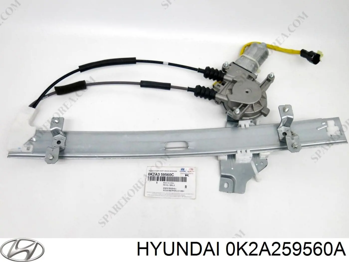 Склопідйомник з електродвигуном Hyundai/Kia 0K2A259560A ціна, від 170.34 USD