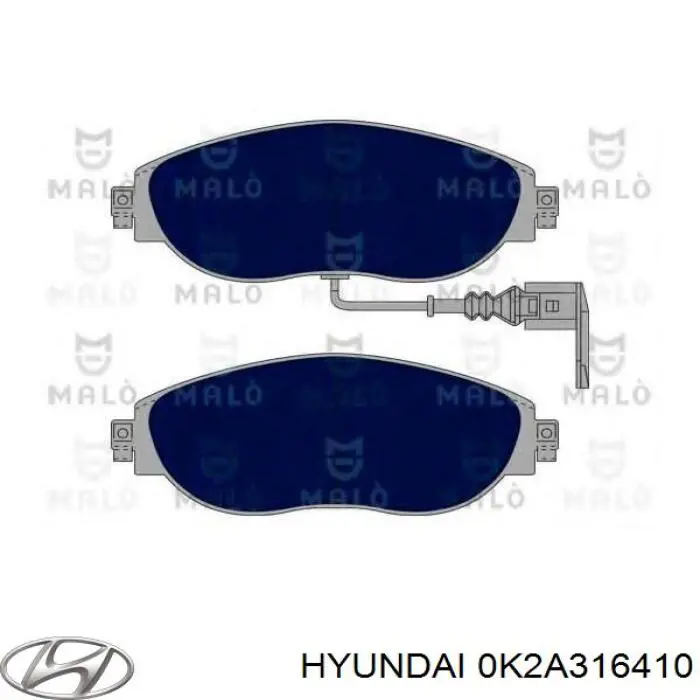 0K2A316410 Hyundai/Kia Натискний диск зчеплення