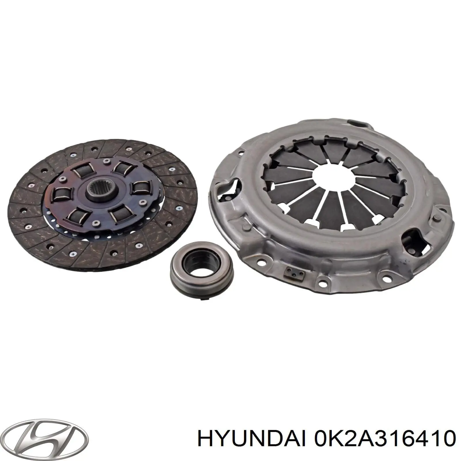 Пелюстковий кошик зчеплення Hyundai/Kia 0K2A316410 ціна, від 34.58 USD