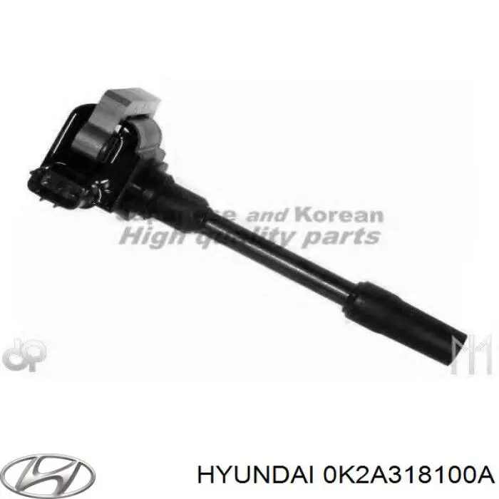 Котушка запалювання 0K2A318100A Hyundai/Kia