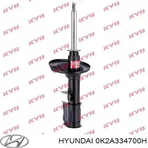 Амортизатор передній, правий Hyundai/Kia 0K2A334700H ціна, від 65.86 USD
