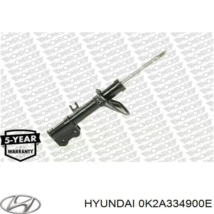 0K2A334900E Hyundai/Kia амортизатор передній, лівий