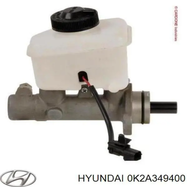 Купити 0K2A349400 Hyundai/Kia Головний гальмівний циліндр