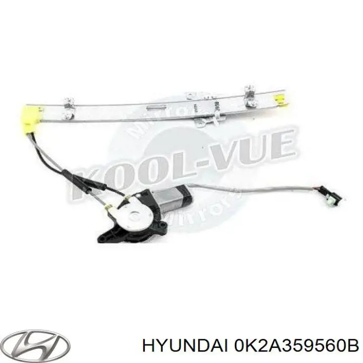Купити 0K2A259560B Hyundai/Kia Механізм стеклопідйомника водійських дверей