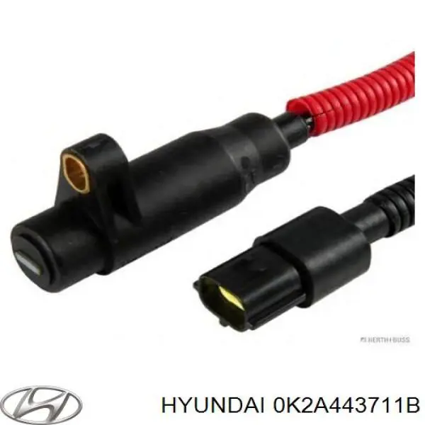 0K2A443711B Hyundai/Kia датчик абс (abs задній)