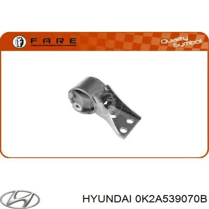 0K2A539070B Hyundai/Kia Ліва опора двигуна