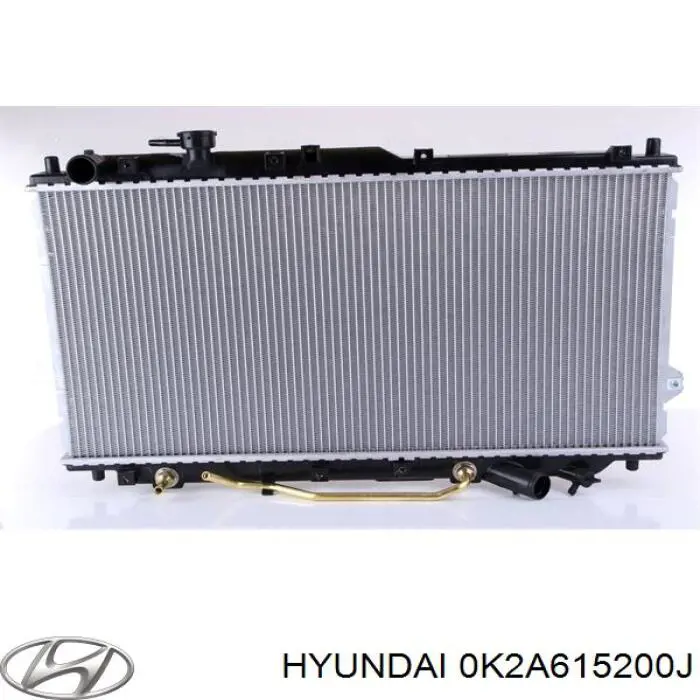 0K2A615200J Hyundai/Kia радіатор охолодження двигуна