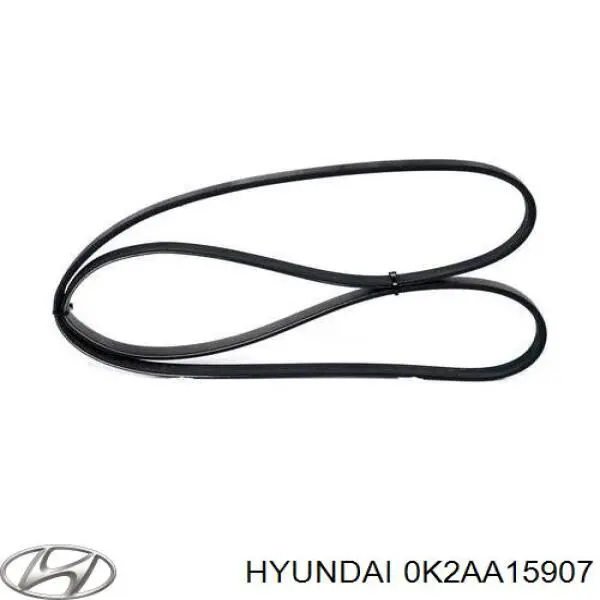 Ремінь кондиціонера Hyundai/Kia 0K2AA15907