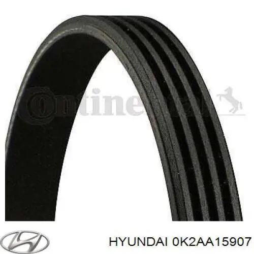 Клиновий ремінь Hyundai/Kia 0K2AA15907 ціна, від 5.64 USD